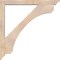 Ekena Millwork Legacy Traditional Smooth Bracket w/ Offset Brace, Douglas Fir, 5 1/2"W x 46"D x 46"H BKT0604X46X46LEC01SDF - alternate 4